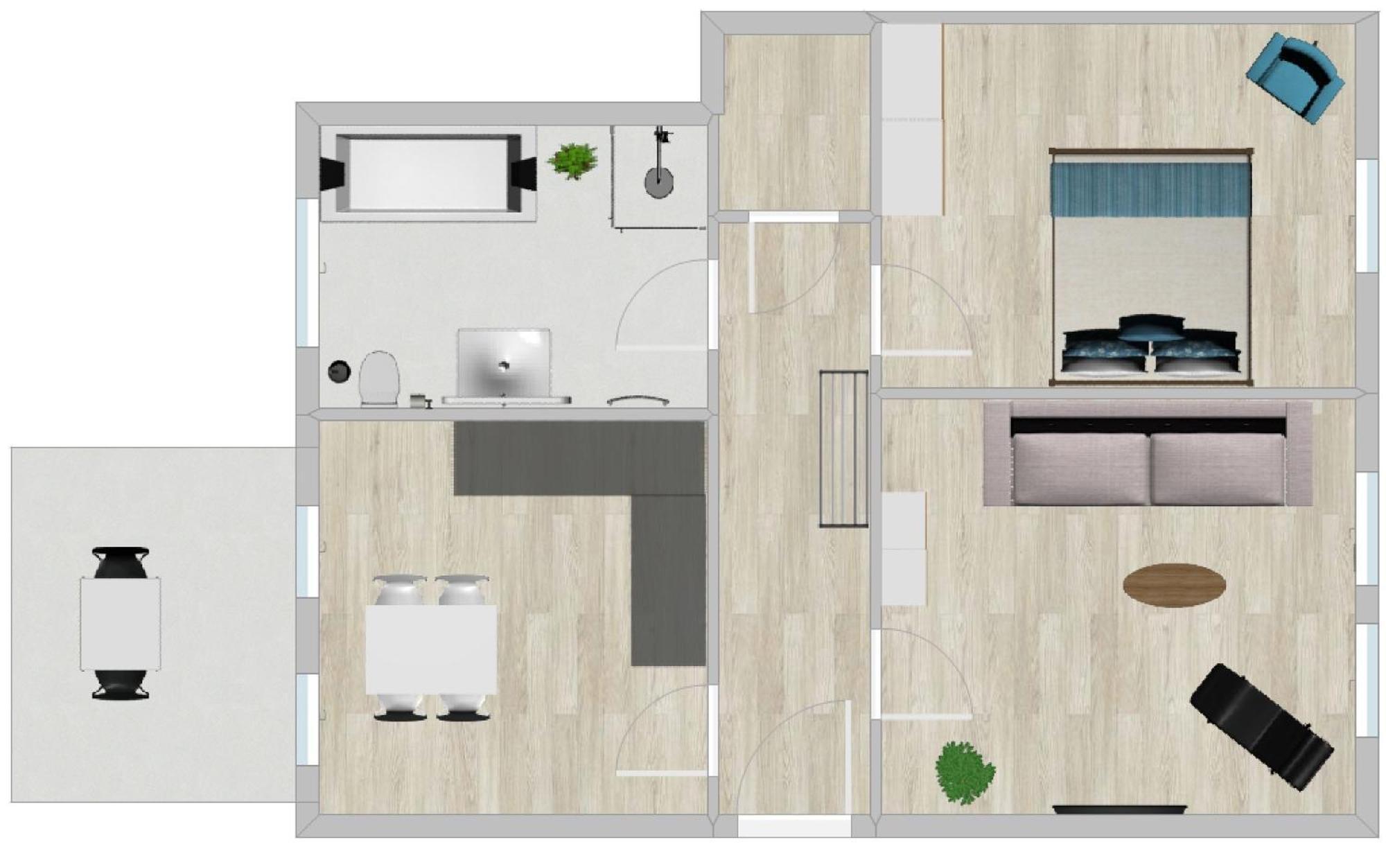 Discovair - Eisenach Karl14 - Vollausgestattete Apartments Mit Netflix In Der Fussgaengerzone Room photo